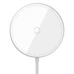 Беспроводная зарядка Baseus Simple Mini Magnetic Wireless Charger - White