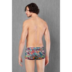 Мужские трусы хипсы с цветным принтом DOREANSE 1707