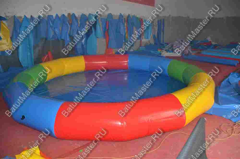 Круглый надувной бассейн «Разноцветный», 5*5*0,65 м