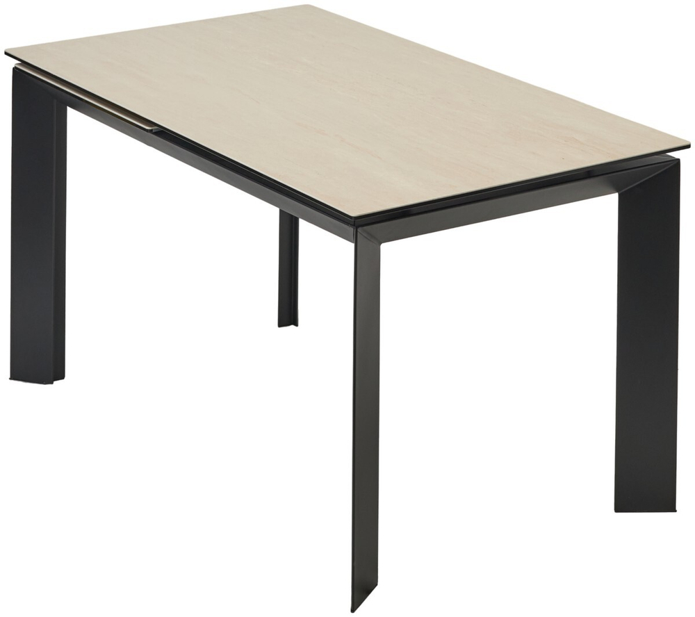 Стол CREMONA 180 TL-142, испанская керамика / черный каркас, ®DISAUR