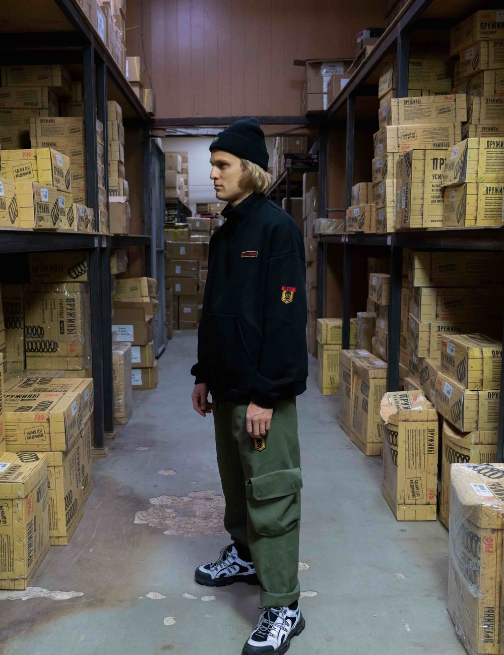 Брюки by Matsumura x RIF Карго Зеленые