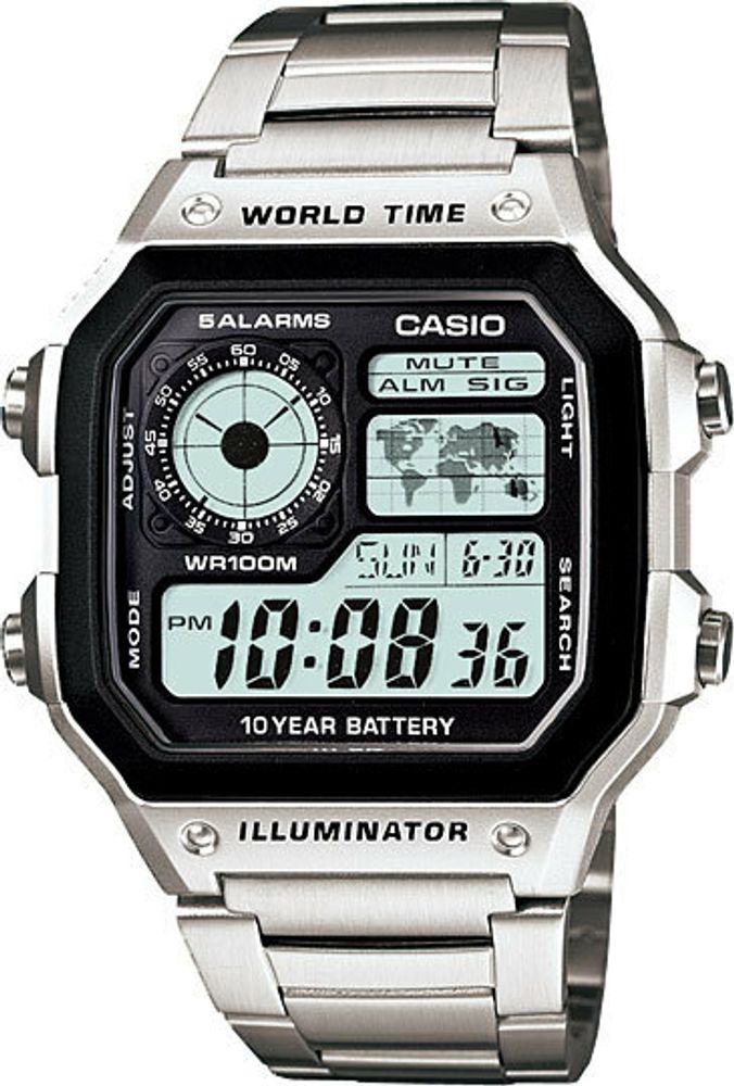 Японские наручные часы Casio Collection AE-1200WHD-1A