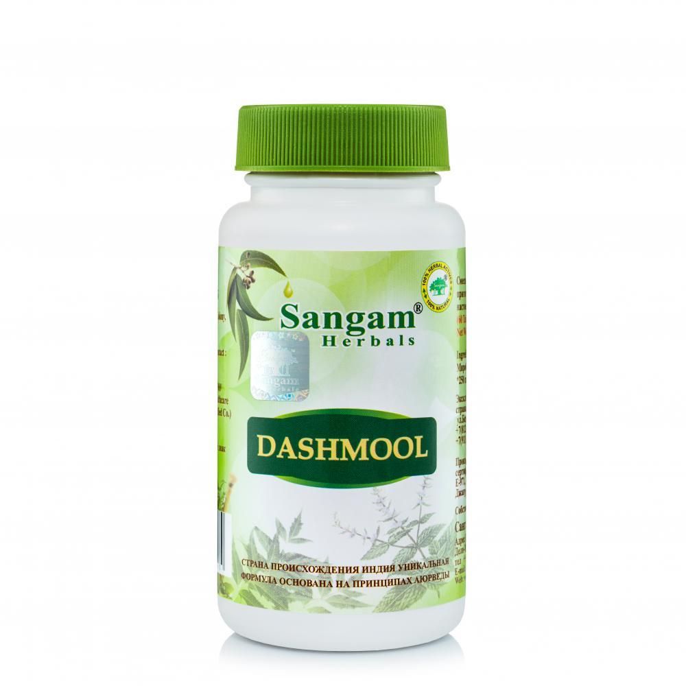 Sangam Herbals Дашмула смесь сухого растительного сырья Dashmool 750 мг 60 таб