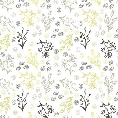 Абстрактный осенний мелкий рисунок в стиле лайн арт