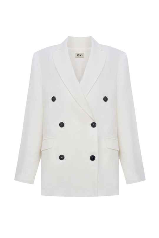 Льняной жакет