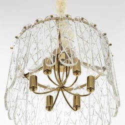Citilux TALLA CL318262 Люстра хрустальная подвесная Золото