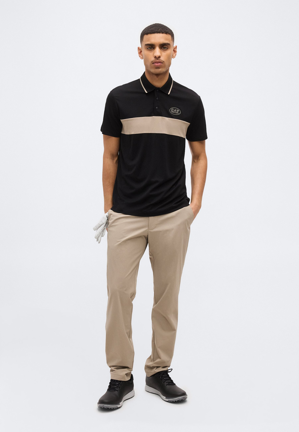 EA7 Emporio Armani GOLF PRO  - Футболка-поло - Чёрный