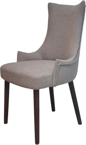 Стул Shape / silver /темно-коричневый орех