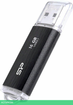 USB Flash-накопитель Silicon-Power Blaze B02 16Gb черный (SP016GBUF3B02V1K)