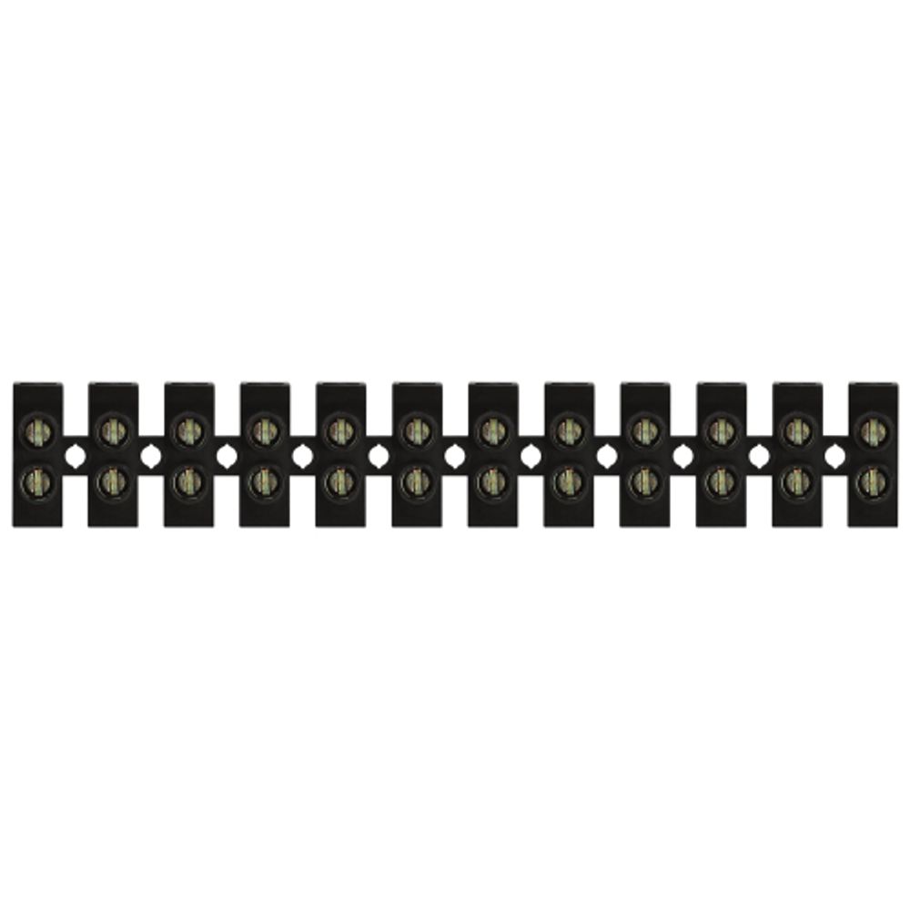 Зажим винтовой ЭРА NO-225-513 изолированный ЗВИ-нг 16А (1.5-12 мм2) 12 пар чёрный | Зажим винтовой ЗВИ