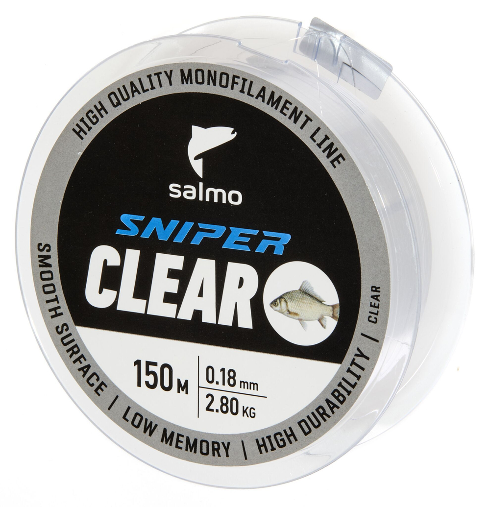 Леска монофильная Salmo Sniper Clear 150/018