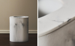 Zara Home ведро для мусора, мрамор, серый