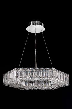 Подвесная люстра LED 60W 3200К LE3004/600 CH хром Justine Leon