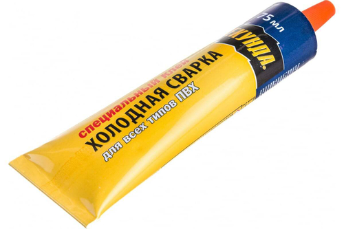 Холодная сварка СЕКУНДА для линолеума и всех типов ПВХ,75мл,прозрачн.54шт