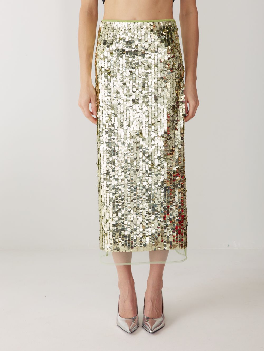 ЮБКА В ПАЙЕТКАХ L.GREEN