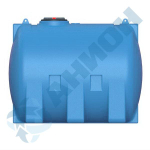 Емкость цилиндрическая горизонтальная с дыхательным клапаном Анион 5100 л. горизонтальная (2375x1785x1870см;синий) - арт.559418