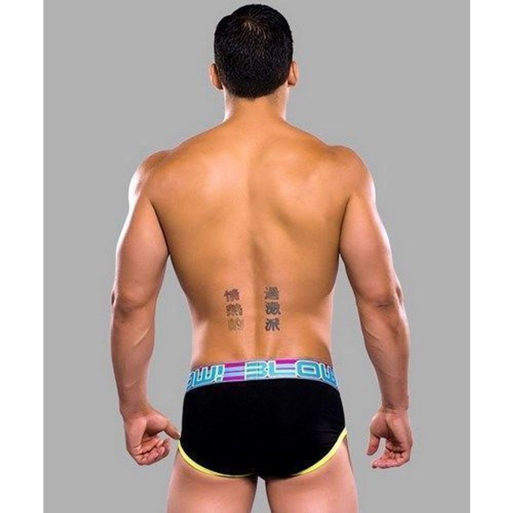 Мужские трусы брифы черные Andrew Christian Blow! Brief  AC9703