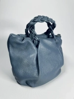 Женская серо-голубая сумка Penna Codino