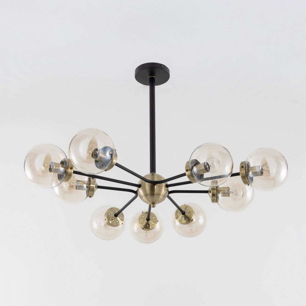 Citilux Планета CL105295 Люстра на штанге Бронза