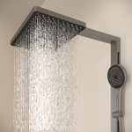 Душевая система Sancos Vos с термостатом вороненая сталь, арт.SC6100GG