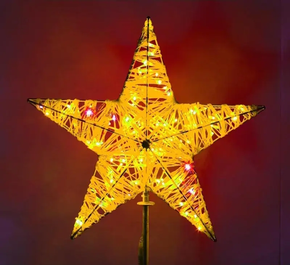 Макушка Кремлевская из стекло-нити 100 см. для елей высотой от 6 до 12 м., золотая, Green Trees (krem-sn-100gold)