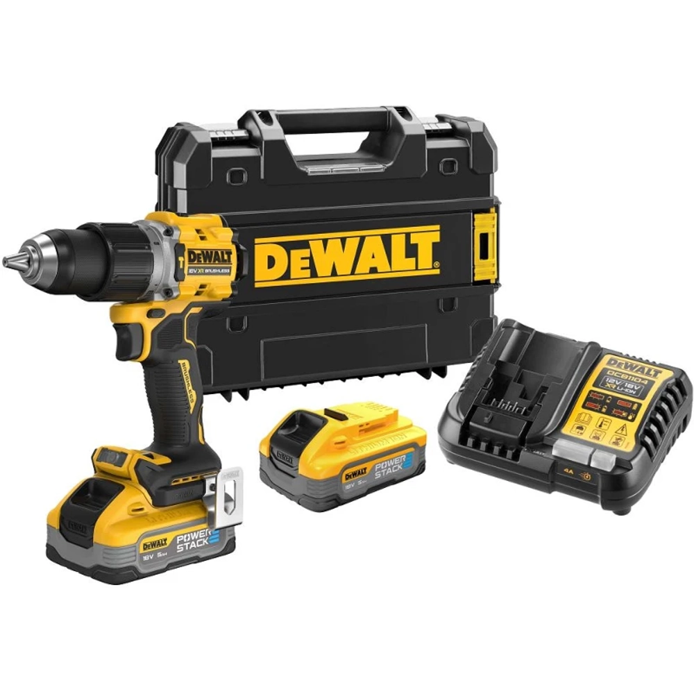 DeWalt DCD805H2T-QW ударный шуруповерт (2 x 5 Ач, ЗУ)