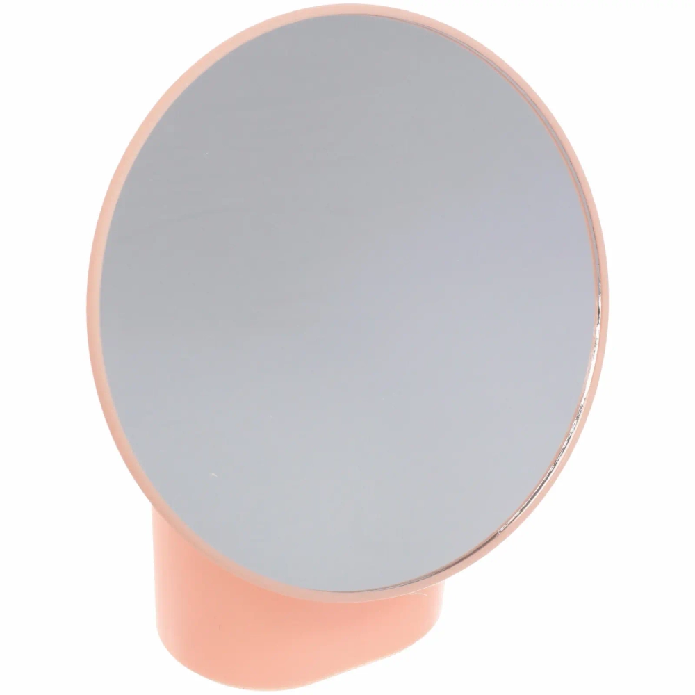 Зеркало настольное с органайзером для косметики «Beauty - Look», цвет белый, зеленый, персиковый и голубой, d-16.5см, 19см