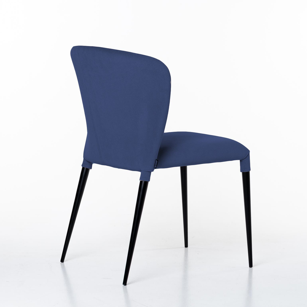 Стул Albert (Альберт), бархат синий 29