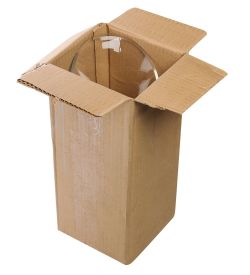 Neman NM-21703 Ваза стеклянная, 24,5 см (Неман)