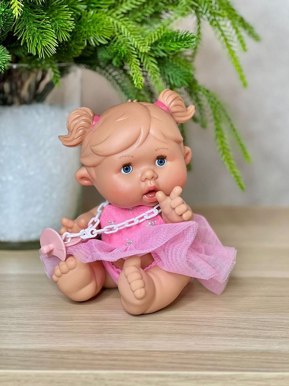 Пупс Nines 26см PEPOTE с закрывающими глазками (N814F)