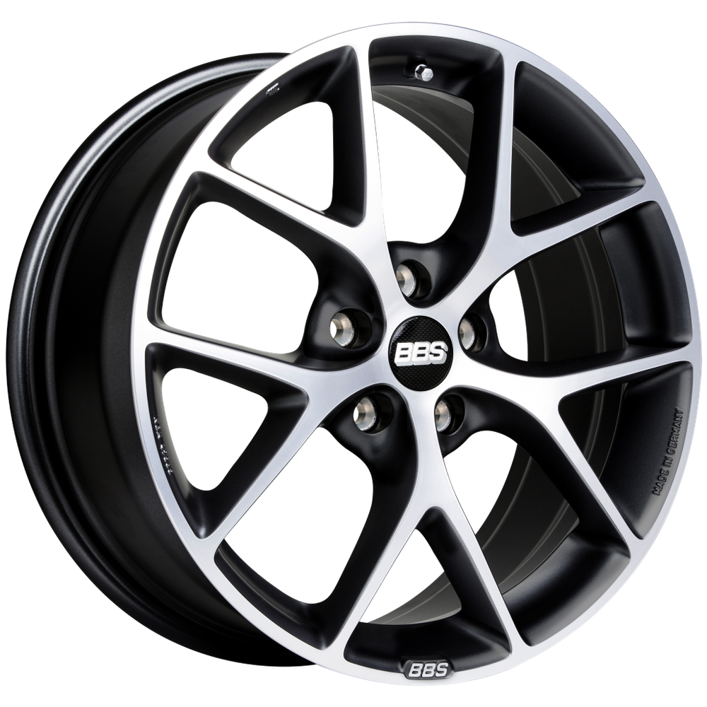 Диск колесный BBS SR 8x18 5x100 ET48 CB70.0 volcano grey/diamond cut