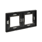 Рамка из алюминия, "Avanti", серая, 2 поста (4 мод.)