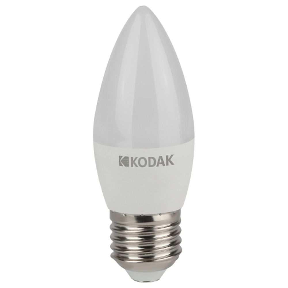 Лампочка светодиодная Kodak LED KODAK B35-7W-840-E27 E27 / Е27 7Вт свеча нейтральный белый свет | Лампы cветодиодные Свеча (B/C)