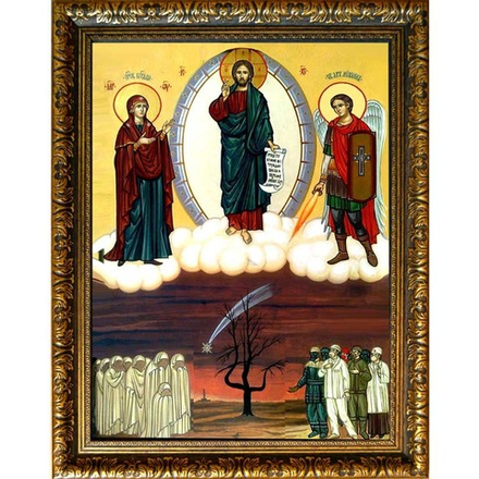 Чернобыльский Спас. Икона на холсте.