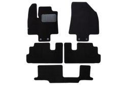 Коврики в салон для INFINITI QX60 (II) 2021- внедорожник 5 дв., 8 мест, 5 шт (текстиль) KLEVER0507601622110KH