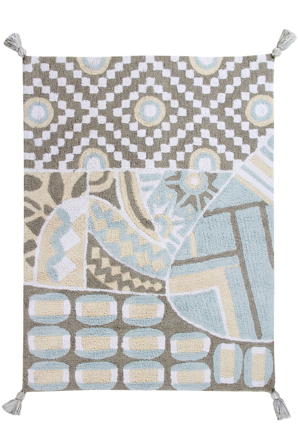 Ковер Lorena Canals Indian Bag Grey/Blue (120 x 160 см) C-BAG-GB