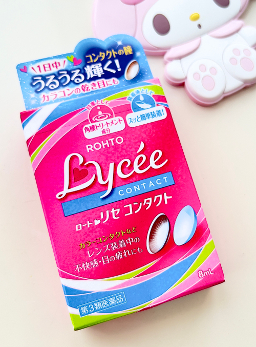 Rohto Lycee Contact для увлажнения глаз при ношении линз