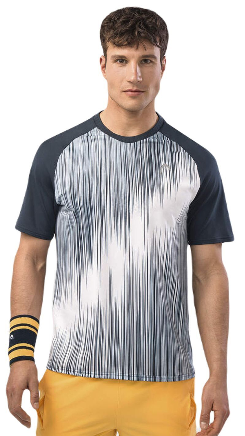 Теннисная футболка Head Performance T-Shirt - print perf/navy
