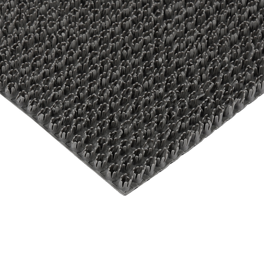 Коврик травка 60*90см на противоскользящей основе серый VORTEX