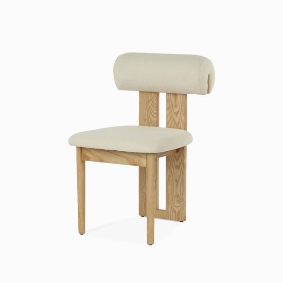 Стул Jennifer дерево и бежевая ткань