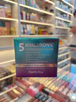 Крем для лица с 5 видами гиалуроновой кислоты FARMSTAY 5 Hyaluronic Water Drop Cream 80 мл