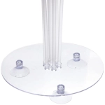 Подставка для шаров «Цветок 2» (основа, 7 палочек с держателями) 67*35*54 см, прозрачный