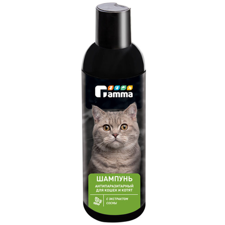 Шампунь Gamma для кошек антипаразитный 250 гр