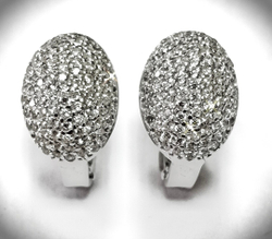 Серьги "Эстерелла" из серебра 925 пробы с фианитами