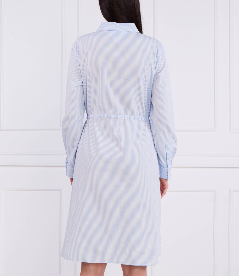 Платье ITHAKA KNEE SHIRT-DRESS LS Tommy Hilfiger - голубой(WW0WW39197)