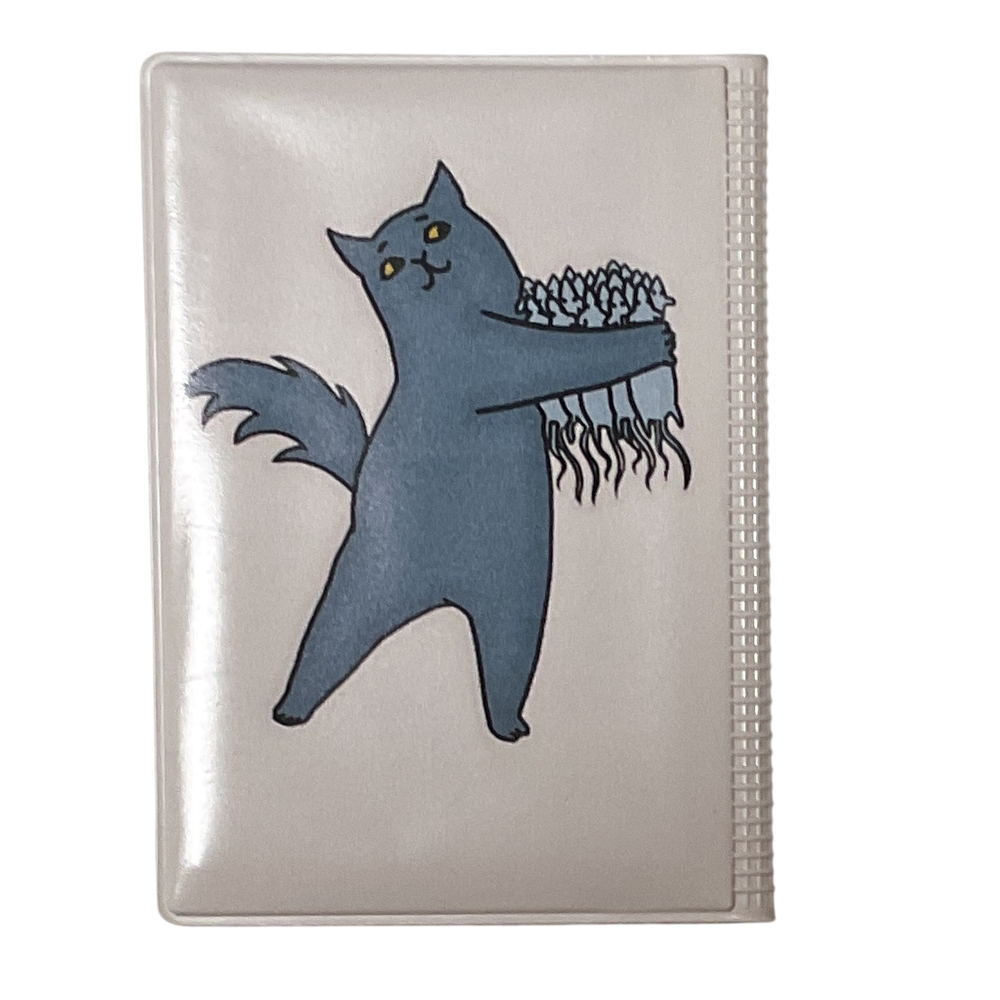 Обложка для транспортной карты "Ля мур-мур" увеличенная