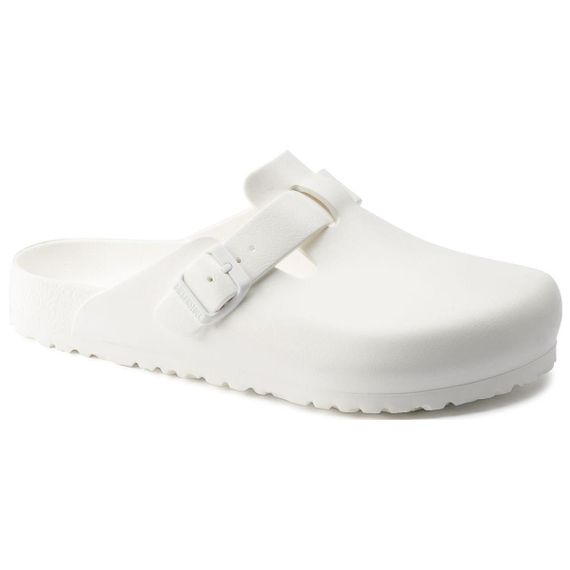 Birkenstock Boston Essentials Домашние тапочки белого цвета