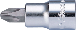 Торцевая головка короткая 1/4" PH1, 2022PH1, Hans