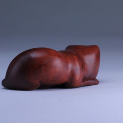 Нэцкэ Кошка и котенок