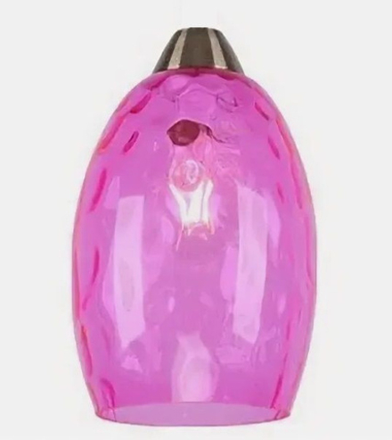 Плафон стеклянный "Соты" Пурпурный